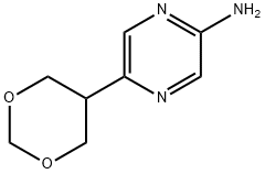 5-(1,3-dioxan-5-yl)pyrazin-2-amine Structure