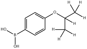 (4-((propan-2-yl-d7)oxy)phenyl)boronic acid Structure