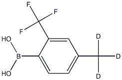 (4-(methyl-d3)-2-(trifluoromethyl)phenyl)boronic acid Structure