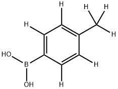 (4-(methyl-d3)phenyl-2,3,5,6-d4)boronic acid 구조식 이미지