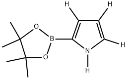 2-(4,4,5,5-tetramethyl-1,3,2-dioxaborolan-2-yl)-1H-pyrrole-1,3,4,5-d4 Structure