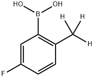 (5-fluoro-2-(methyl-d3)phenyl)boronic acid Structure