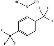 (2-(methyl-d3)-5-(trifluoromethyl)phenyl)boronic acid Structure