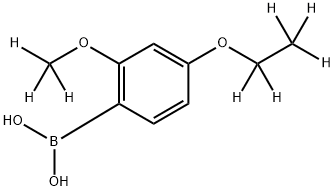 (4-(ethoxy-d5)-2-(methoxy-d3)phenyl)boronic acid Structure