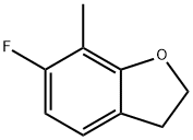 Benzofuran, 6-fluoro-2,3-dihydro-7-methyl- Structure