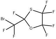 2-(Bromodifluoromethyl)-2,4,4,5,5-pentafluoro-1,3-oxathiolane Structure