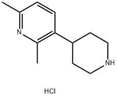 2,6-dimethyl-3-(piperidin-4-yl)pyridine dihydrochloride 구조식 이미지