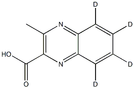 2-Quinoxaline-5,6,7,8-d4-carboxylic acid, 3-methyl- Structure