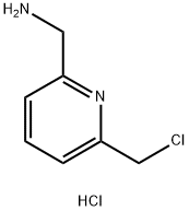 (6-(chloromethyl)pyridin-2-yl)methanamine Structure