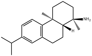 1-Phenanthrenamine,1,2,3,4,4a,9,10,10a-octahydro-1,4a-dimethyl-7-(1-methylethyl)-, (1R,4aS,10aR)- Structure