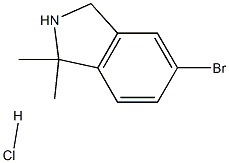 5-bromo-1,1-dimethylisoindoline hydrochloride 구조식 이미지