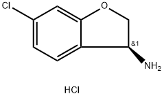 (3S)-6-CHLORO-2,3-DIHYDROBENZO[B]FURAN-3-YLAMINE HYDROCHLORIDE Structure