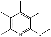 3-iodo-2-methoxy-4,5,6-trimethylpyridine Structure