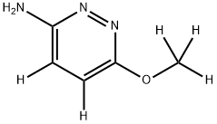 6-(methoxy-d3)pyridazin-4,5-d2-3-amine 구조식 이미지