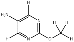 2-(methoxy-d3)pyrimidin-4,6-d2-5-amine Structure