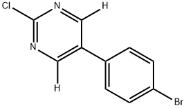 5-(4-bromophenyl)-2-chloropyrimidine-4,6-d2 Structure