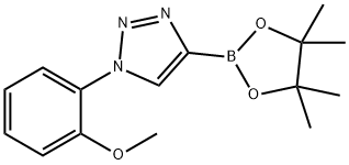 1-(2-methoxyphenyl)-4-(4,4,5,5-tetramethyl-1,3,2-dioxaborolan-2-yl)-1H-1,2,3-triazole Structure