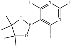 2-fluoro-5-(4,4,5,5-tetramethyl-1,3,2-dioxaborolan-2-yl)pyrimidine-4,6-d2 구조식 이미지