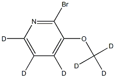 2-bromo-3-(methoxy-d3)pyridine-4,5,6-d3 구조식 이미지