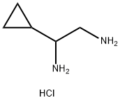 1-Cyclopropyl-1,2-ethanediamine 2HCl Structure