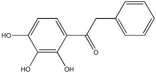 2-phenyl-1-(2,3,4-trihydroxyphenyl)ethan-1-one Structure