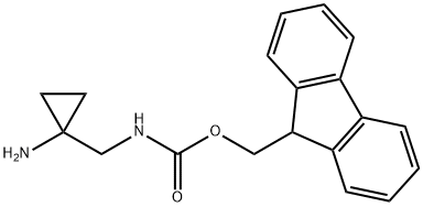 1-(N-Fmoc-aminomethyl)cyclopropanamine HCl 구조식 이미지