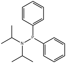 Phosphinous amide, N,N-bis(1-methylethyl)-P,P-diphenyl- 구조식 이미지
