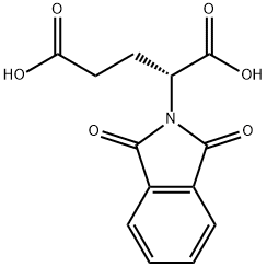 (2R)-2-(1,3-dioxoisoindol-2-yl)pentanedioic acid 구조식 이미지