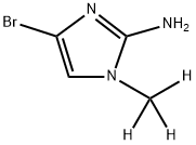 4-bromo-1-(methyl-d3)-1H-imidazol-2-amine Structure