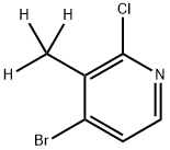 4-bromo-2-chloro-3-(methyl-d3)pyridine Structure