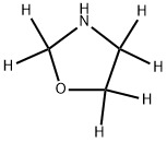 oxazolidine-2,2,4,4,5,5-d6 Structure