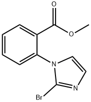 methyl 2-(2-bromo-1H-imidazol-1-yl)benzoate Structure