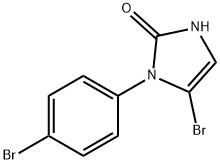 5-bromo-1-(4-bromophenyl)-1,3-dihydro-2H-imidazol-2-one Structure