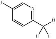 5-fluoro-2-(methyl-d3)pyridine 구조식 이미지