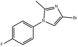 4-bromo-1-(4-fluorophenyl)-2-methyl-1H-imidazole Structure