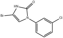 4-bromo-1-(3-chlorophenyl)-1,3-dihydro-2H-imidazol-2-one Structure