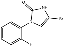 4-bromo-1-(2-fluorophenyl)-1,3-dihydro-2H-imidazol-2-one Structure