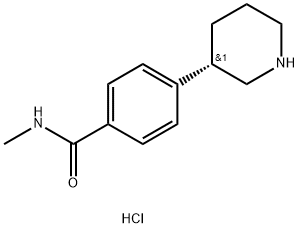 (S)-N-methyl-4-(piperidin-3-yl)benzamide hydrochloride Structure