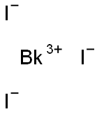 berkelium triiodide Structure