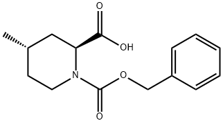 (2S,4S)-1-Cbz-4-methyl-piperidine-2-carboxylic acid Structure