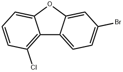 7-Bromo-1-chlorodibenzofuran Structure