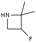 Azetidine, 3-fluoro-2,2-dimethyl- Structure