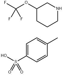 3-Trifluoromethoxy-piperidine Tosylate Structure