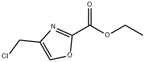 4-Chloromethyl-oxazole-2-carboxylic acid ethyl ester Structure