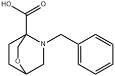 5-Benzyl-2-oxa-5-aza-bicyclo2.2.2octane-4-carboxylic acid Structure