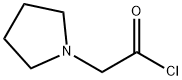 1-Pyrrolidineacetyl chloride Structure