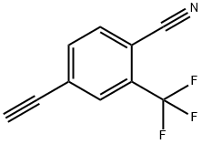 Benzonitrile, 4-ethynyl-2-(trifluoromethyl)- Structure