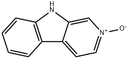 9H-Pyrido[3,4-b]indole, 2-oxide Structure