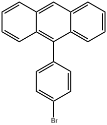 9-(4'-Bromophenyl)anthracene Structure