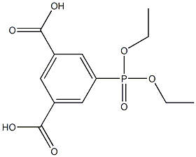 5-Diethylphosphono isophthalic acid Structure